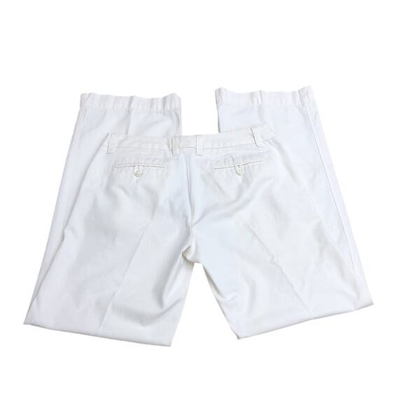 Gap Original White Khaki Original Boy Cut Wide Leg Distressed Trouser Style Pant - Picture 8 of 16